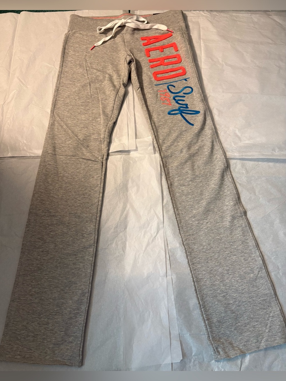 Aeropostale Gray Skinny Stretch Fleece Pants
